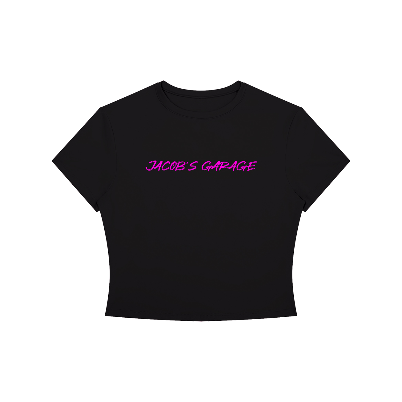 Crop Top W/ Bronco Graphic on Back W/ Brand on Front