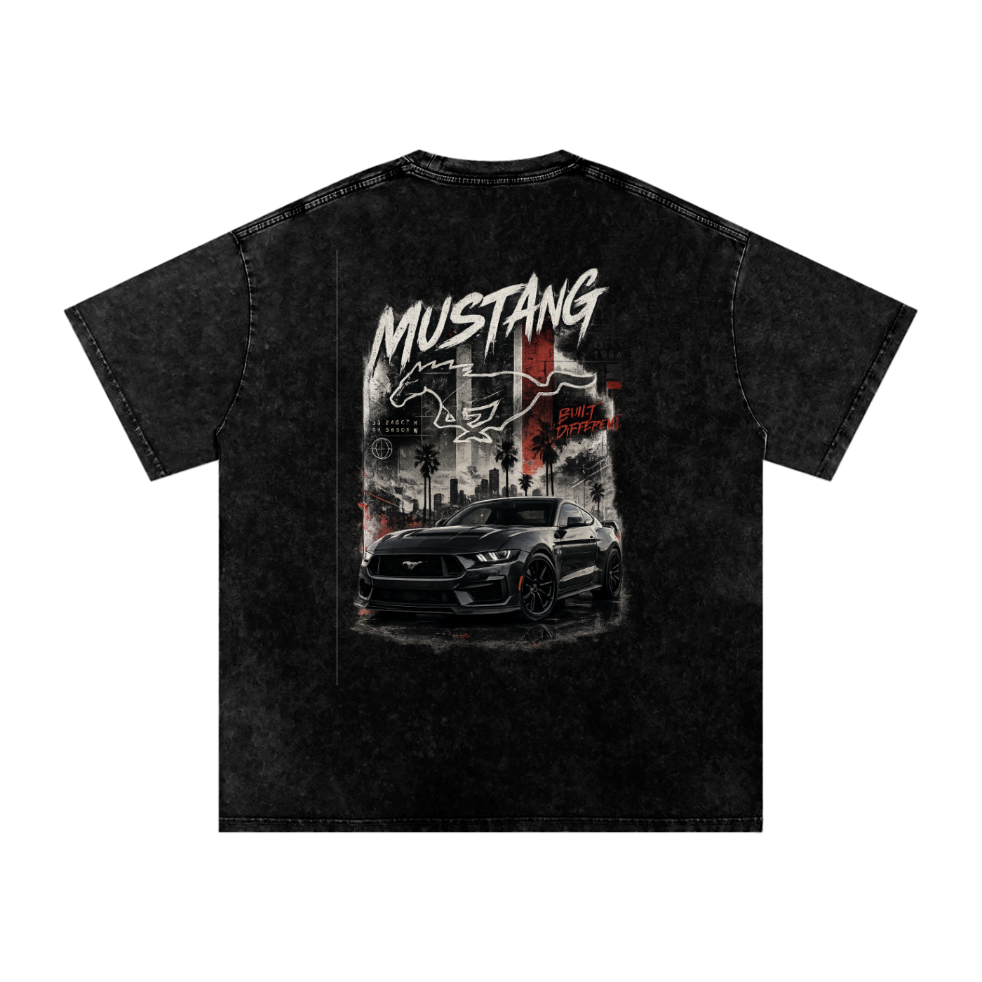 Mustang Graphic on Back W/ Brand on Front